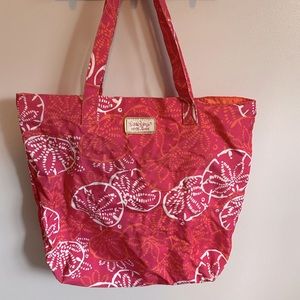 Lilly Pulitzer & Este Lauder tote with liner
